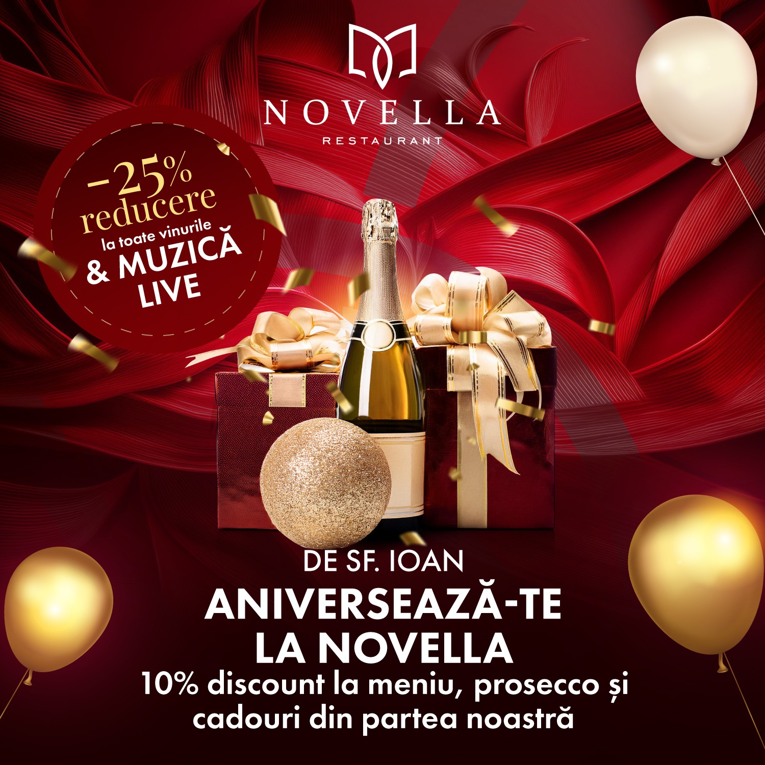 Novella Dinner - Aniversează-te de Sf. Mihail și Gavril